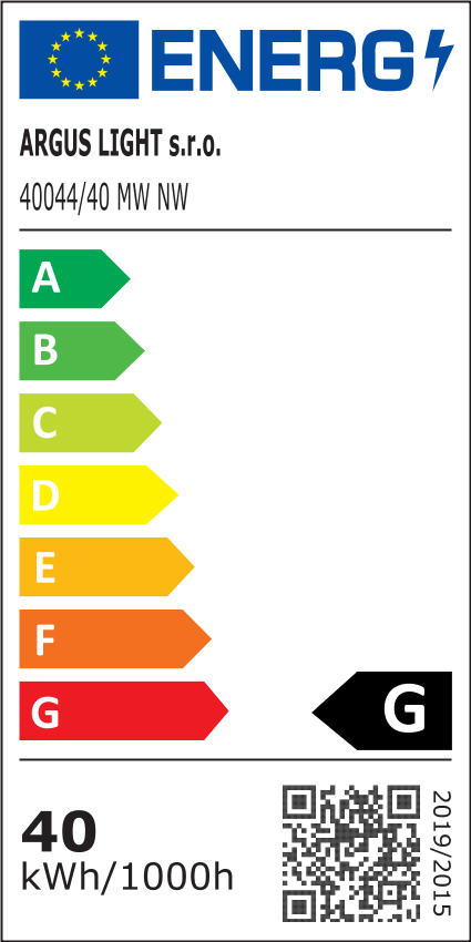 ARGUS 40044/40/MW LED přisazené svítidlo s MW čidlem NW - normální (4000 K) - energetický štítek