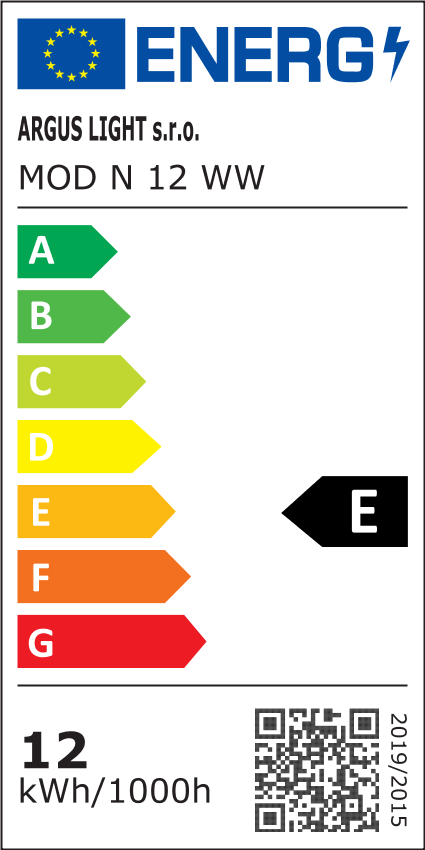 ARGUS MOD N 12 LED modul pro přisazené svítidlo NW - WW - teplá (3000 K) - energetický štítek