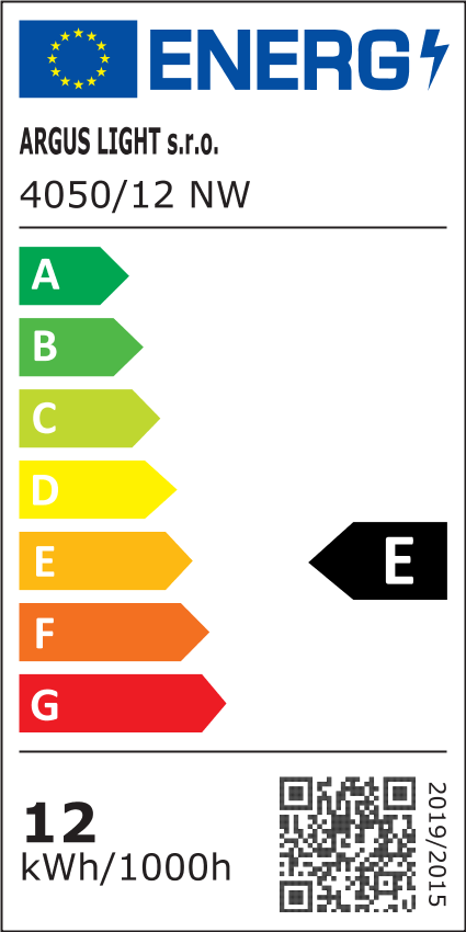 ARGUS 4050/12  LED přisazené svítidlo NW - normální (4000 K) - energetický štítek