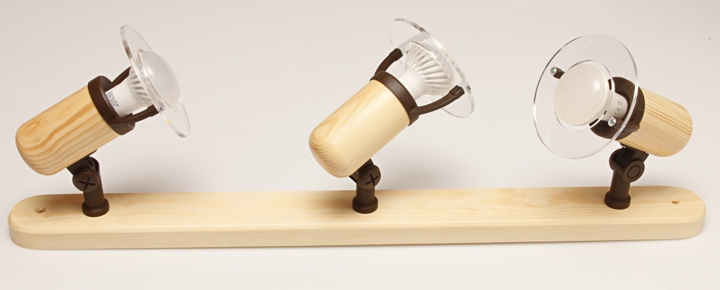 ARGUS 50032/TL   reflektorové svítidlo dřevěné - trojlišta světlá (SV)