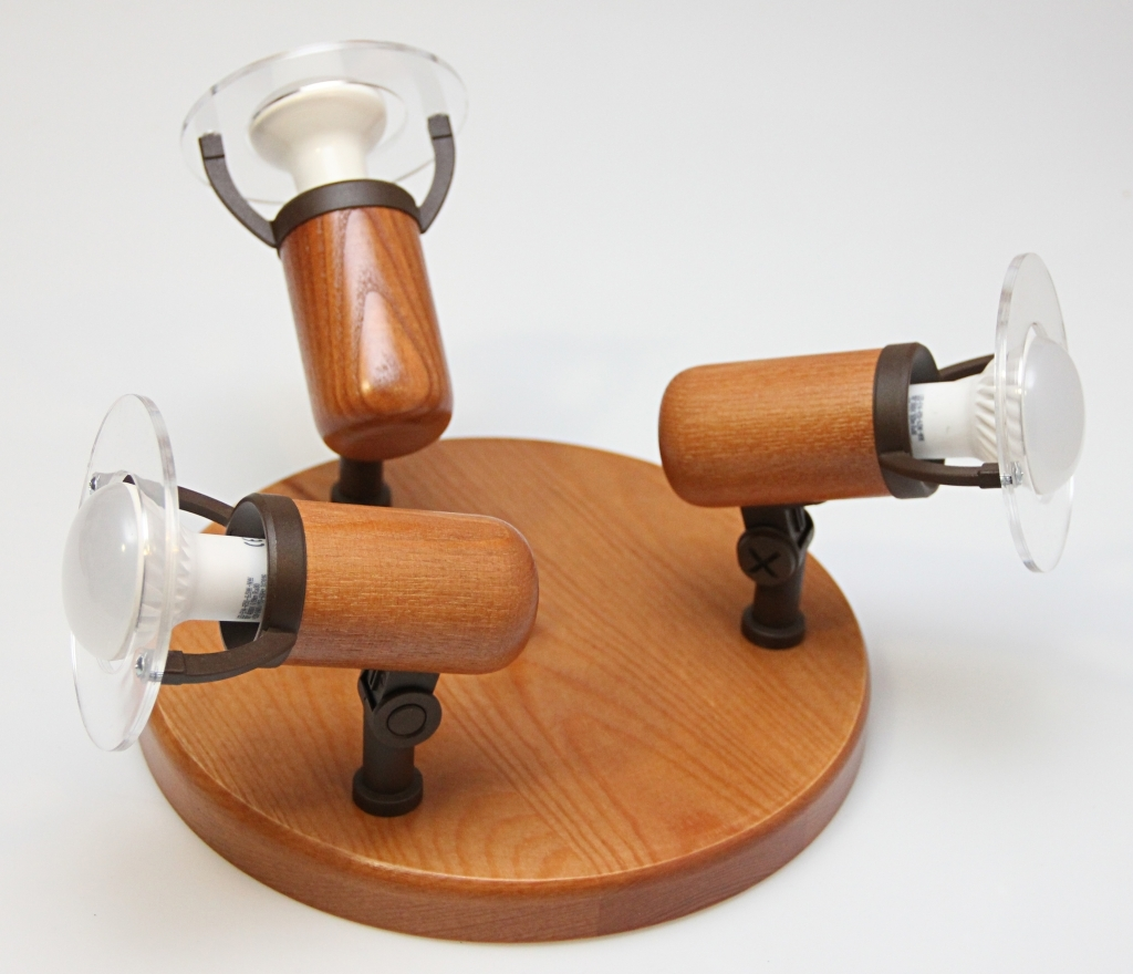 ARGUS 50032/TR  reflektorové svítidlo dřevěné - trio střední (ST)