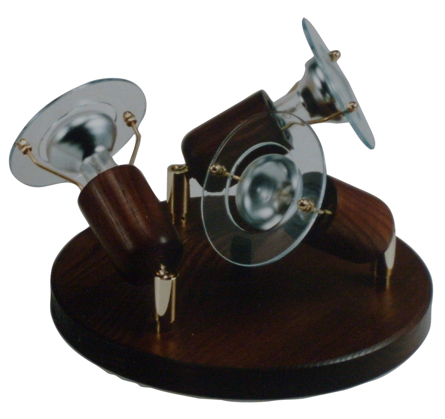 ARGUS 50034/TR  reflektorové svítidlo dřevěné - trio tmavá (TM)