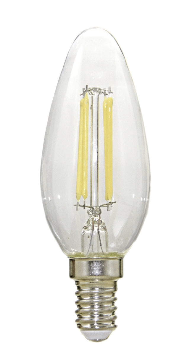 ARGUS žárovka LED FLM E14 C37 4W s vláknem NW - normální (4000 K) čirá (clear)