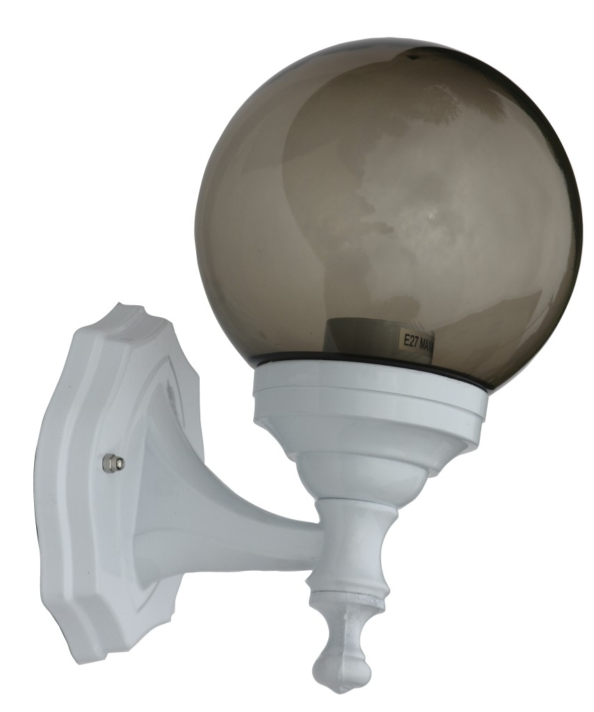 ARGUS 501/15 žárovkové venkovní svítidlo - kov bílá (BL) kouř 15 cm
