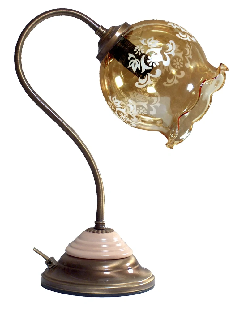 ARGUS 8008/L lustrové svítidlo - lampa světlá (SV) sklo L1