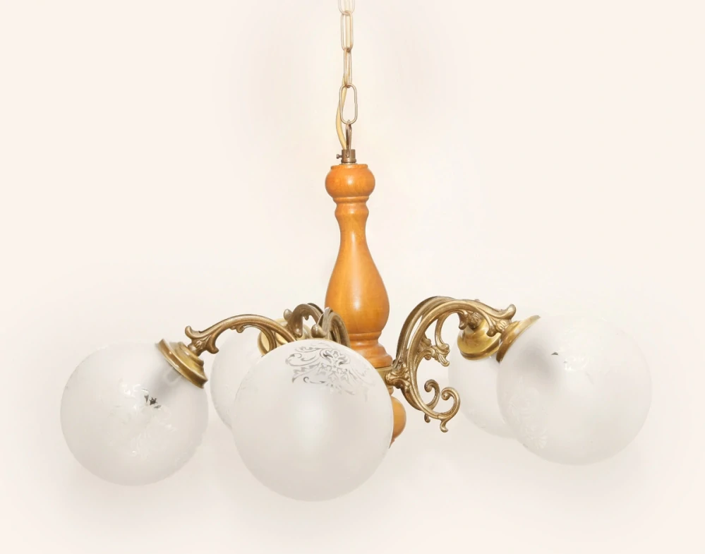 ARGUS 8008/5 víceramenné lustrové svítidlo střední (ST) sklo B3