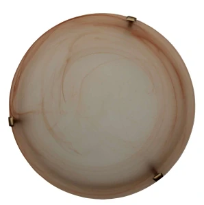 ARGUS 41120/30/1  OPTIMA MURANO přisazené svítidlo sklo - 30 cm patina (PT) ambra murano alabastr (AMA)