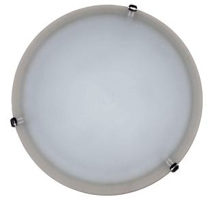 ARGUS 41120/40 OPTIMA MURANO přisazené svítidlo sklo - 40 cm chrom (CR) murano mat (MM)